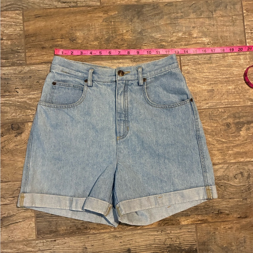 Women’s VTG Liz Sport high waisted denim jean shorts - Picture 4 of 5